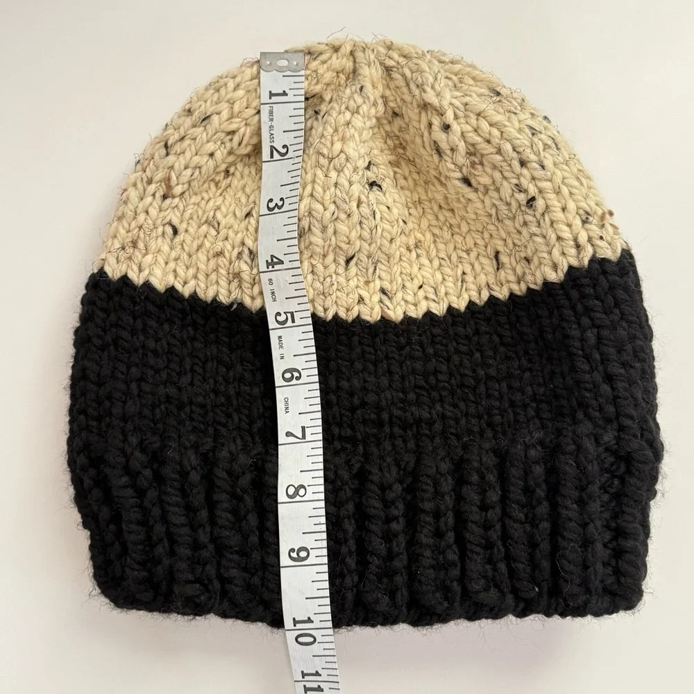 Hand-Knit Colorblock Beanie | Artisan Made